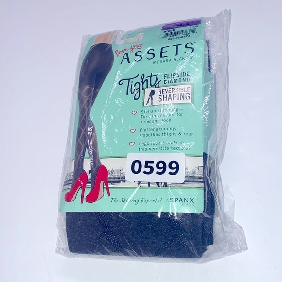 SPANX Love Your Assets Flipside Diamond Reversible Shapewear Tights Size XL/5 - Picture 6 of 9